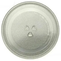 kvvtrades 9.5 Inch Diameter Microwave Turntable Plate Heavy Heat Proof Fiber Glass Tray Fiber Glass Microwave Turntable Plate image 1