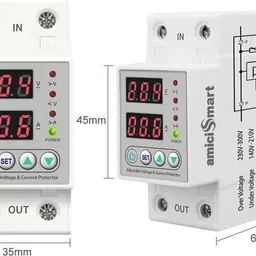 amicismart Automatic Over/Under Voltage (Adjustable Setting) Protection with Auto Re-Connect LED Display Over/Under Voltage Protection image 2