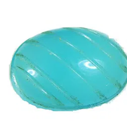 High Quality Sky Blue Onyx Beautiful and Carving Regular Oval Crystal Pebbles-image-10