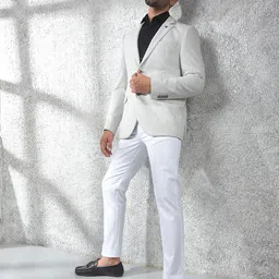 crimsoune club Men Solid Single Breasted Casual Blazer image 3