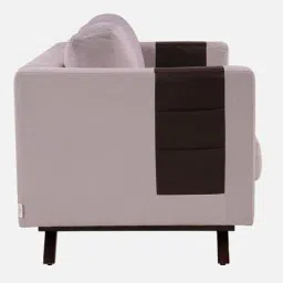 durian Rubik Fabric 2 Seater Sofa In Taupe Colour image 5