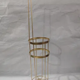 the craft knights Multipurpose Free Standing Toilet Paper With Accessory Basket/Toilet Paper Stand Iron Toilet Paper Holder image 2