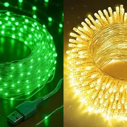 nkxik 40 LEDs 12 m Multicolor Steady String Rice Lights-picture-26