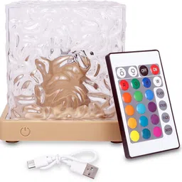 5supreme Dynamic Water Pattern Light, 16 Colors, LED Mood Lamp 17 Table Lamp image 1