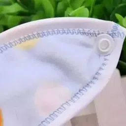 vachhraj enterprise 3 pic new bib for baby buttion bib pack of 3 image 2