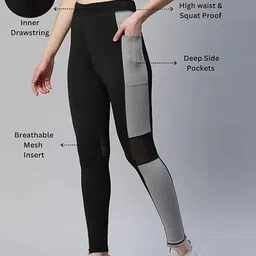 moshe Women Striped Black, Grey Track Pants-picture-34