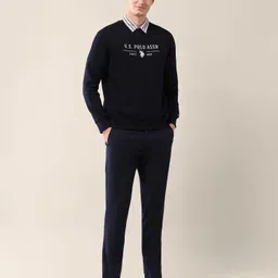 u.s. polo assn. Men Full Sleeve Graphic Print Sweatshirt image 3