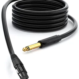 XLR Female To 6.35mm Jack Male Gold Plated for Microphone,Guitar Cable Single Angled XLR Patch Cable-image-83