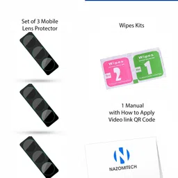 Nazomi Tech Back Camera Lens Glass Protector for Moto g67 power 5G, Motorola G67 Power 5g, MOTOROLA G67 POWER 5G image 5