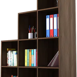 spacewood Engineered Wood Open Book Shelf image 4