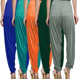 ikhlas Viscose Rayon Solid Patiala image 2