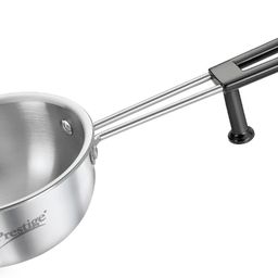 prestige Tri-ply Splendor with In-Build Stand & Heat Resistant Handle Tadka Pan 13 cm diameter 0.55 L capacity-picture-40