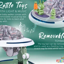 little funky Musical Activity Walker With Parent Rod image 3