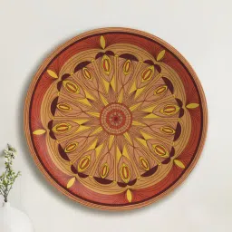 nestroots Mystic Mocha Mandala Wall Plate-picture-28