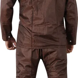 flossy Solid Men Raincoat image 2