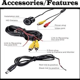 ccmm Waterproof & Weatherproof Design 8Led Parking Camera For Vehicle-200 Reverse Assist Camera System image 2