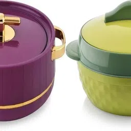 blal Plastic Thermoware Casserole Set | Insulated Hot Pot for Kitchen & Dining Pack of 2 Thermoware Casserole Set-picture-41