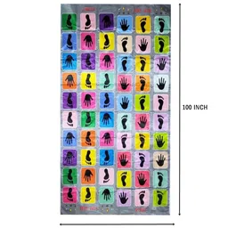 muren Multicolour HopscoTCh Polyester 8 X 5 Feet Kids Playmat image 3