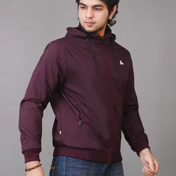 sovian Men Solid Casual Jacket image 3