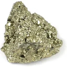 vastu vardan Pyrite Stone (50 gm) Original Cluster Natural Energised Pyrite Raw Stones Regular Oval Crystal Stone image 1
