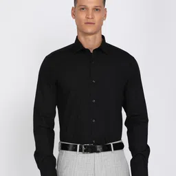 park avenue Men Slim Fit Solid Formal Shirt-picture-22