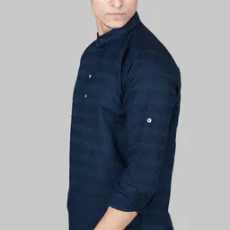 fubar Men Printed Cotton Blend Straight Kurta image 4