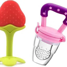 vadhavan Baby Fruit Mesh Feeder Nibbler Pacifier and Teether Combo Teether-picture-24