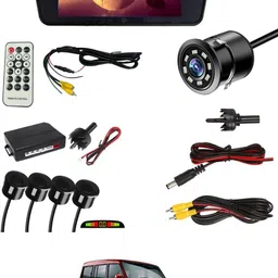 abjd Universal Black 7inch BT Screen/Reavers Parking Camera/Black Sensor For Car-251 Multicolor LCD-picture-23
