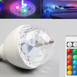 techpunch 360 Rotating LED Party Light with Remote Control Single Disco Ball-picture-21