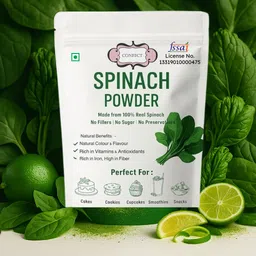 confect Spinach Powder | Pure Vegetable Powder for Baking & DIY Recipes | No Added Sugar Nutrition Drink-picture-12