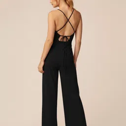 ekeshwara Solid Women Jumpsuit image 3