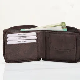 kymmo Men Casual, Ethnic, Evening/Party, Formal, Travel, Trendy Tan, Brown, Black, Beige Artificial Leather Wallet image 3