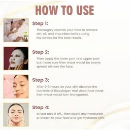 showgirl Bio-Collagen Real Deep Mask, Hydrating Overnight Hydrogel Mask image 2