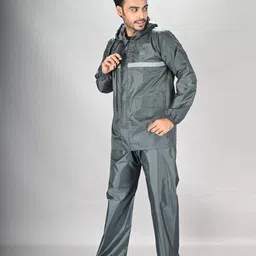 lux venus Solid Men Raincoat image 3