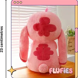 rudrav Flufies Duck and Stitch Soft Toy For Kids - Soft Toys for Girls and Boys - 25 cm image 3