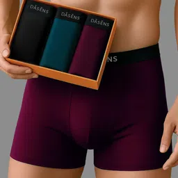 dasens Pack of 3 Solid Men Brief-picture-10