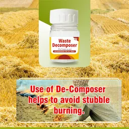 agri Waste Decomposer (Pack of 8) NCOF Certified Waste Decomposer Organic Bottles Manure image 2