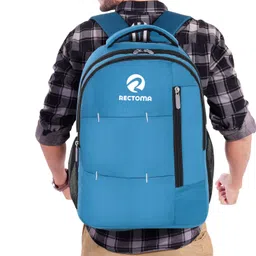 rectoma Large 35 L Laptop Backpack Laptop Bagpack With 3 Compartments Polyester Trendy Waterproof Travel Backpack image 5