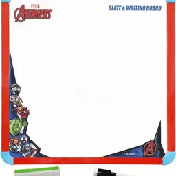 jayaansh traders 2 in 1 Slate & Writing Board With Marker & Chowk ( White ) image 2