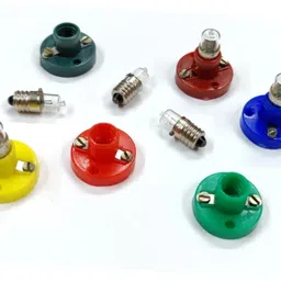 erhindia (12 Pair) Mini Bulb Holder for Simple Electric Circuit Kit for school kids-picture-14