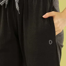 dollar Pack of 2 Women Solid Black Track Pants image 5