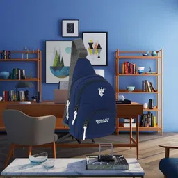 Blue Men & Women Sling Bag Unisex Sling Bag Stylish Casual Crossbody Shoulder Bag-image-68