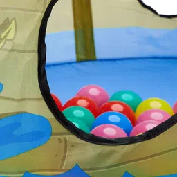 magicwand Tafta Cloth Foldable Pop-Up Pirate Ship Marine Ball Pool Tent with 40 Balls image 5