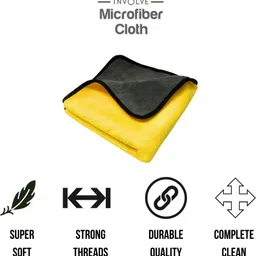 involve Combo Offer : One Musk & Elements Aqua Car Perfume & Microfiber Cotton Cloth Car Freshener Blocks image 4