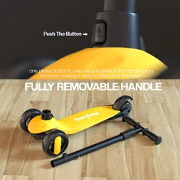 baybee Kids Skate Scooter for Kids 3Wheel Folding Kick Kids Scooter|Baby Runner Scooter image 5