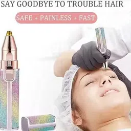 mahitek 2 IN 1 Eyebrow, Upper Lips, Nose, Hair, Bikini Armpit Trimmer For Women Trimmer 120 min Runtime 1 Length Settings image 1