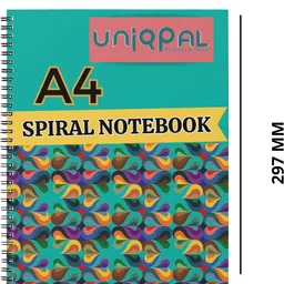 uniqpal SET OF 7 A4 Notebook RULED 200 Pages image 4