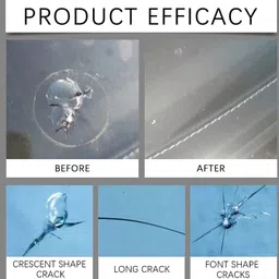 windchip Glass Repair Fluid for Fixing Chips and Star Shaped Crack?3PCS? Windshield Repair Kit image 4