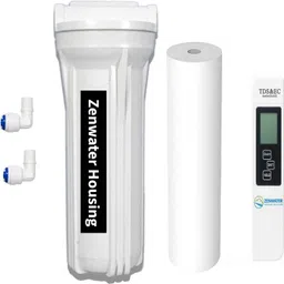 Housing Kit with TDS & EC Meter | 10-Inch Water Filter |For RO Water Purifier_10 Solid Filter Cartridge-image-65