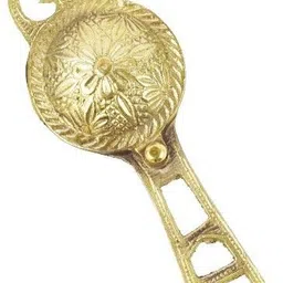 real craft Brass Kajrota Kajal Dani,Kajal Pati,kajal Box for Baby and Women Decorative Showpiece - 2 cm-picture-10